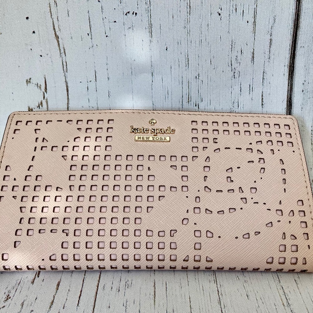 Kate Spade Pink Card Holder Wallet
